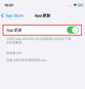 疏附苹果15维修中心如何让iPhone15APP自动更新